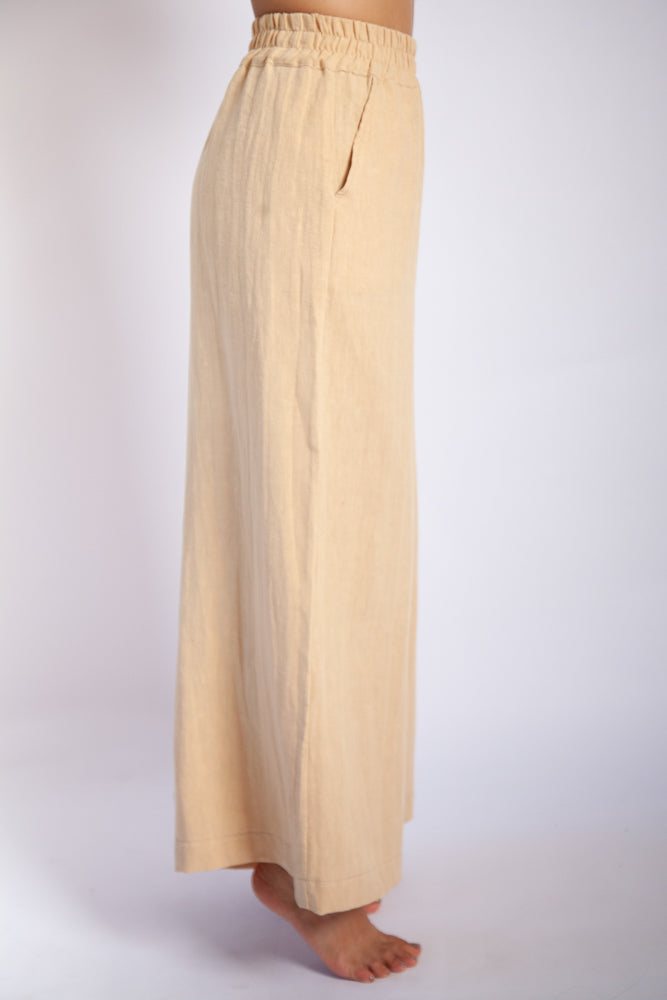 Mona Pant - Sand Antique Linen