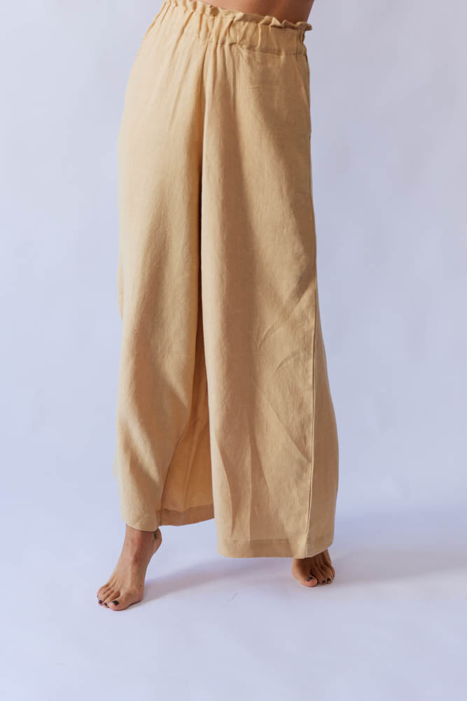 Mona Pant - Sand Antique Linen