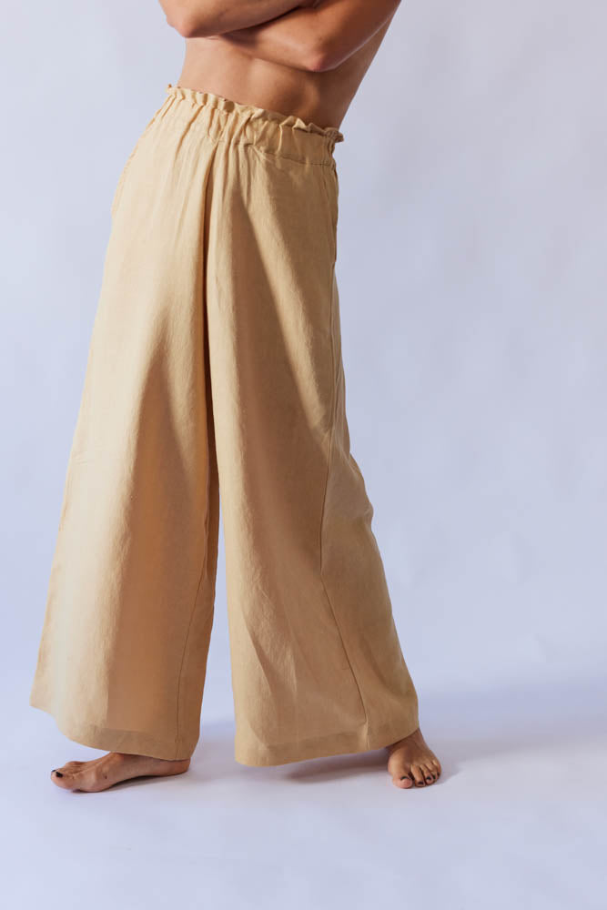 Mona Pant - Sand Antique Linen