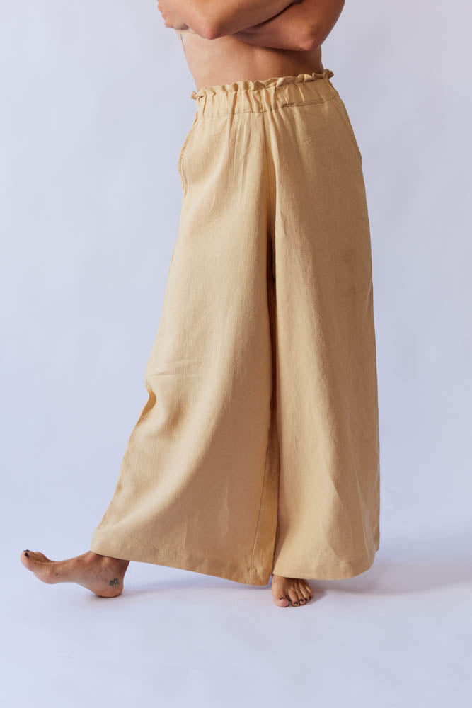 Mona Pant - Sand Antique Linen