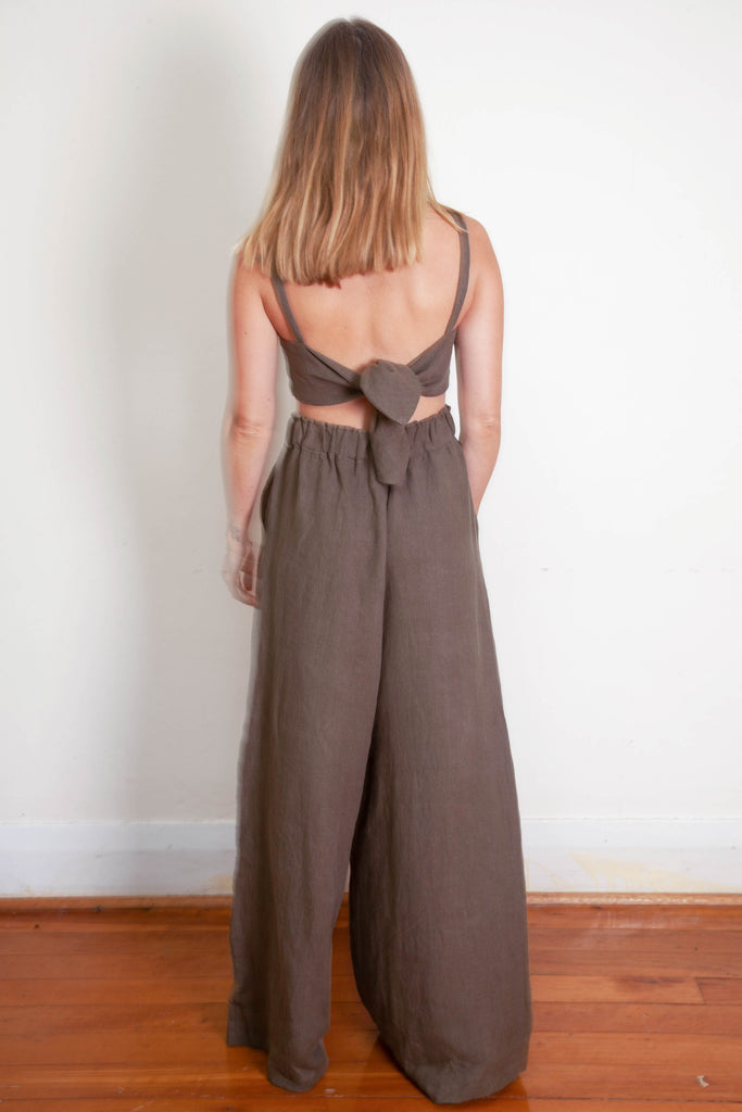 Moni Pant - Olive Hemp