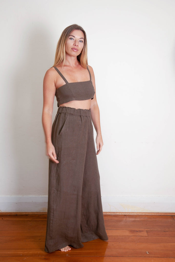 Moni Pant - Olive Hemp