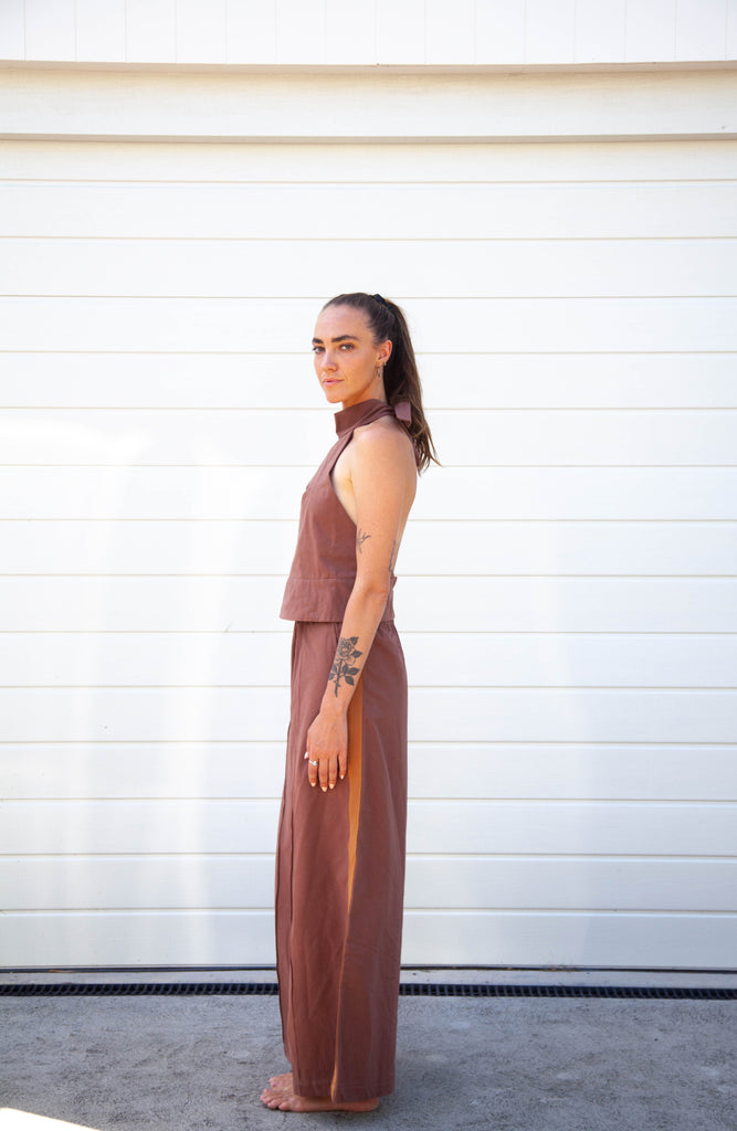 Lola Top - Chocolate Organic Cotton
