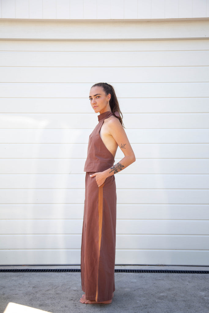 Lola Top - Chocolate Organic Cotton