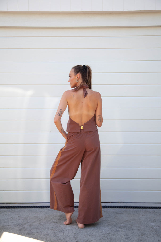 Lola Top - Chocolate Organic Cotton