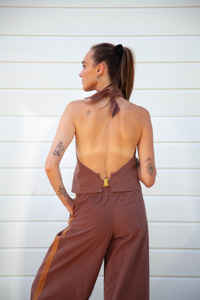 Lola Top - Chocolate Organic Cotton