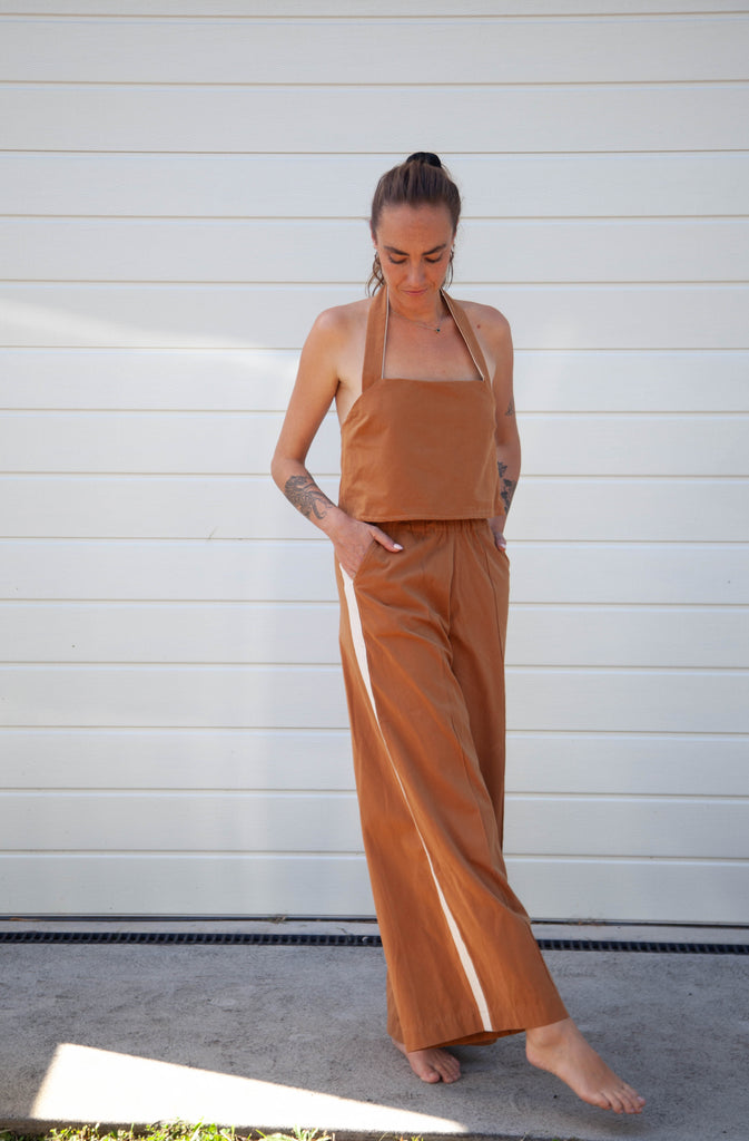 Moni Pant - Organic Cotton Toffee
