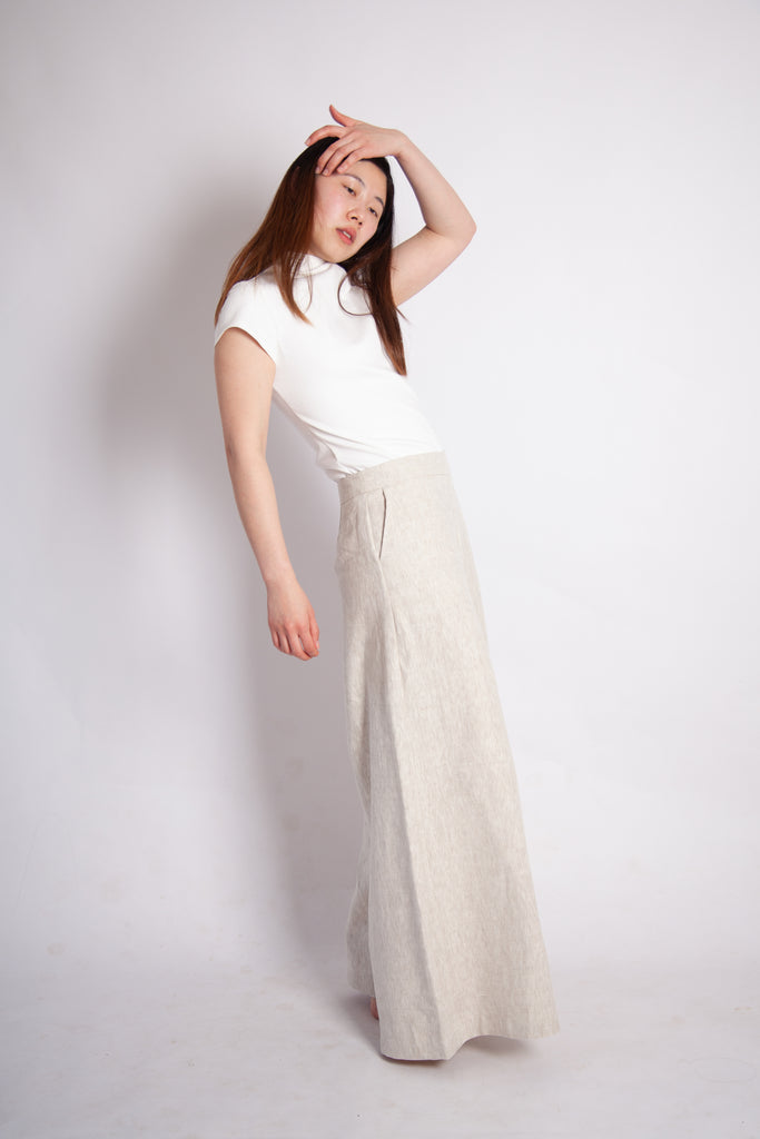 Gab Pant - Natural Luxe Linen