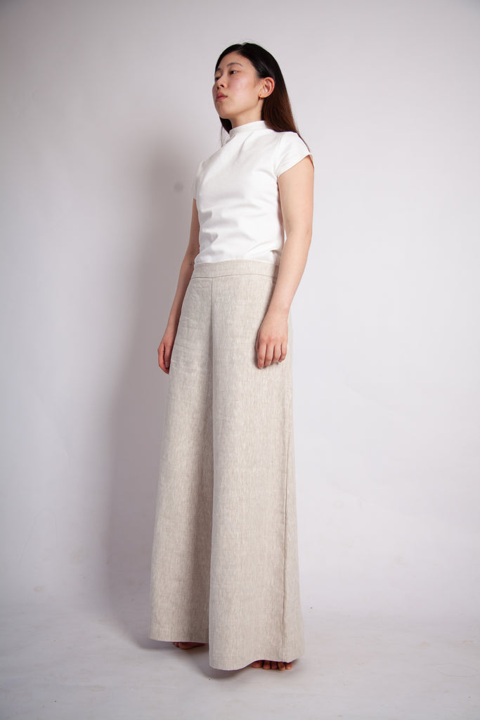 Gab Pant - Natural Luxe Linen