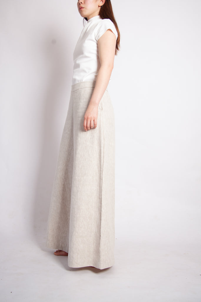 Gab Pant - Natural Luxe Linen