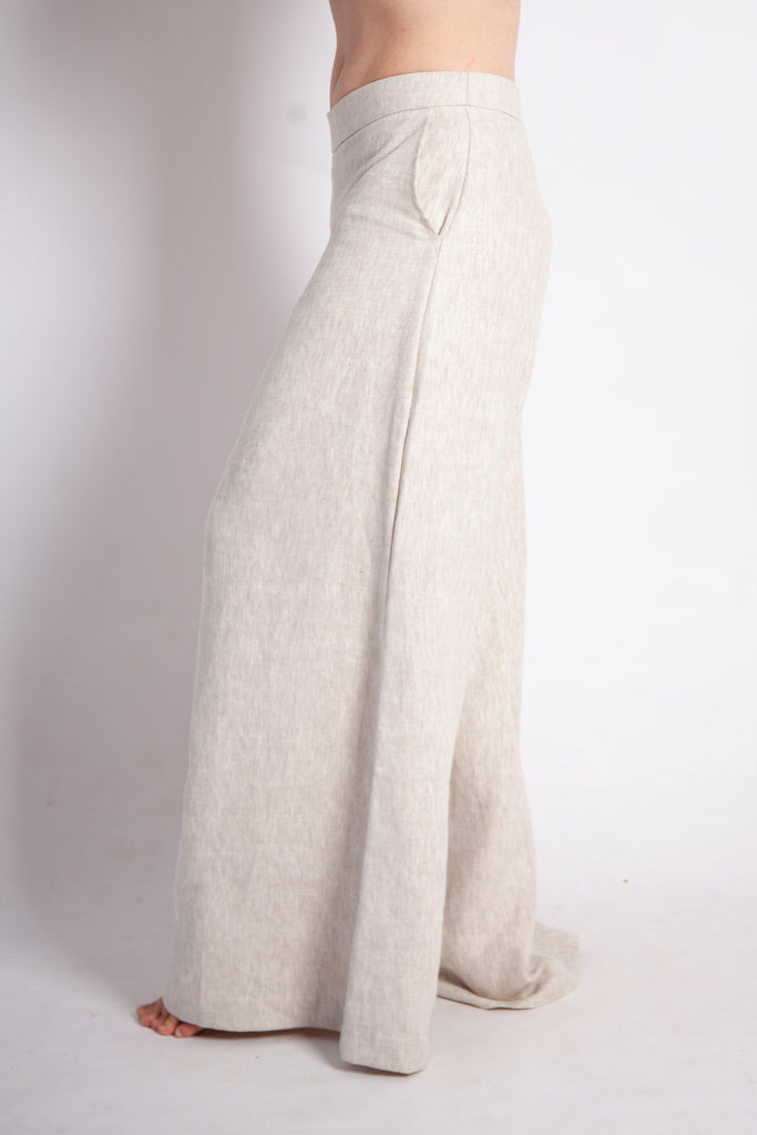 Gab Pant - Natural Luxe Linen