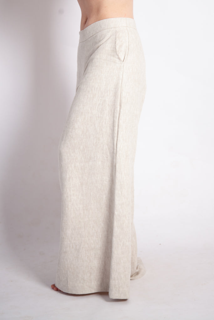 Gab Pant - Natural Luxe Linen