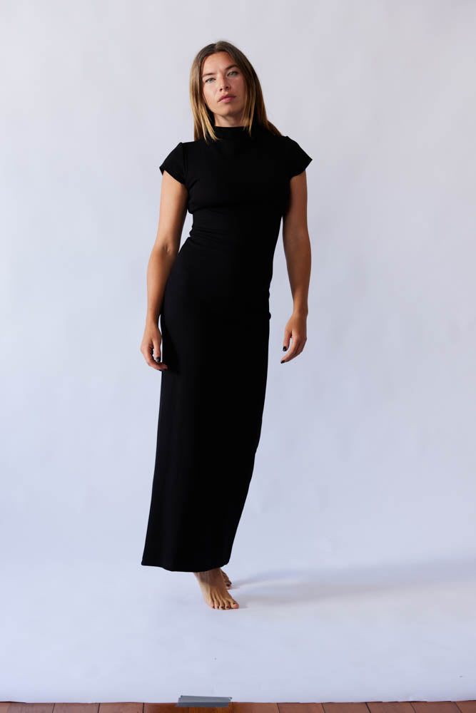 Suki Dress - Micro Waffle Embossed Ponte