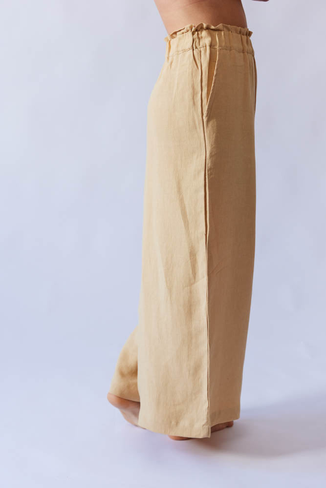 Mona Pant - Sand Antique Linen